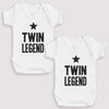 Twin Legend - Baby Gift Set - Baby Bodysuit Gift Set
