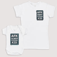 AFK Always Feeding Kid - Baby Gift Set - Baby Bodysuit Gift Set