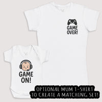 Game On - Baby Gift Set - Baby Bodysuit Gift Set