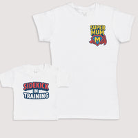 Sidekick In Training - Baby Gift Set - Baby Bodysuit Gift Set
