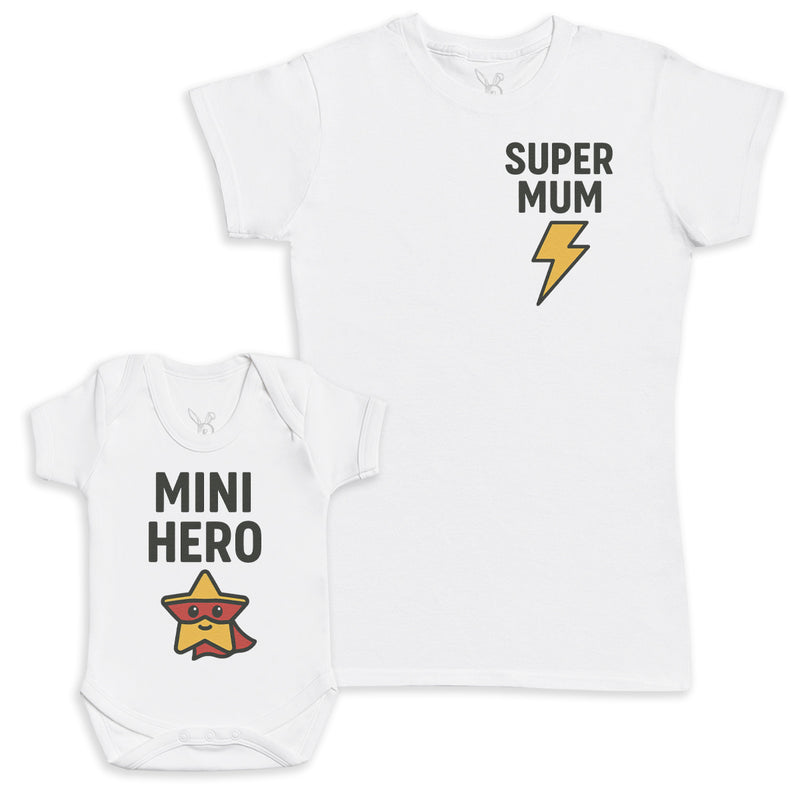 Mini Hero - Baby Gift Set - Baby Bodysuit Gift Set
