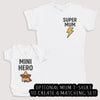 Mini Hero - Baby Gift Set - Baby Bodysuit Gift Set