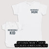 Incredible Kid - Baby Gift Set - Baby Bodysuit Gift Set