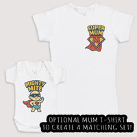 Mighty Mite - Baby Gift Set - Baby Bodysuit Gift Set
