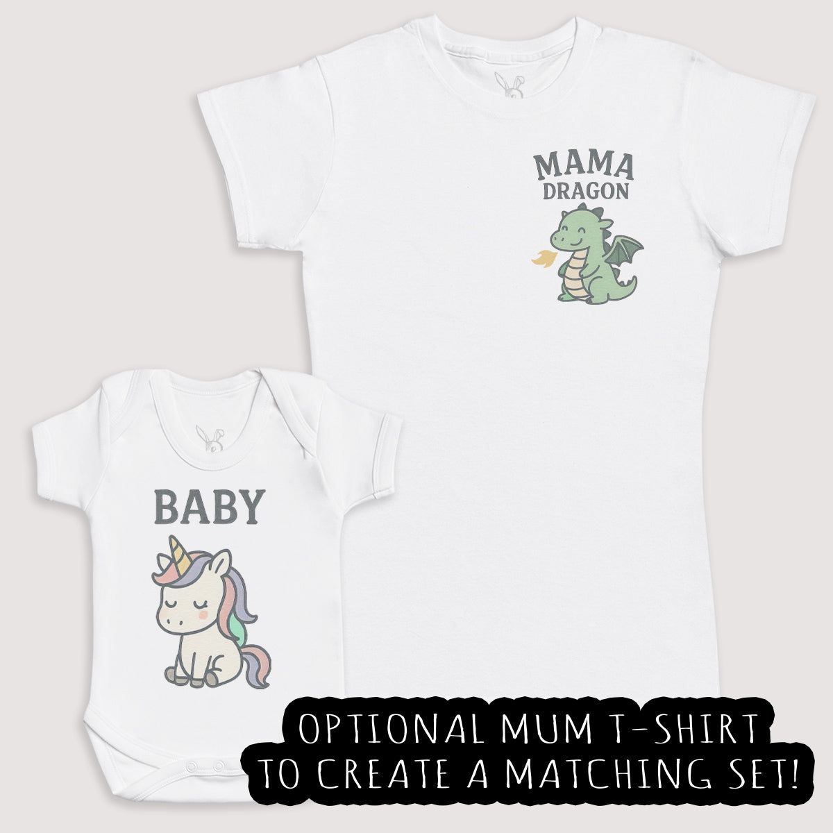 Baby Unicorn - Baby Gift Set - Baby Bodysuit Gift Set