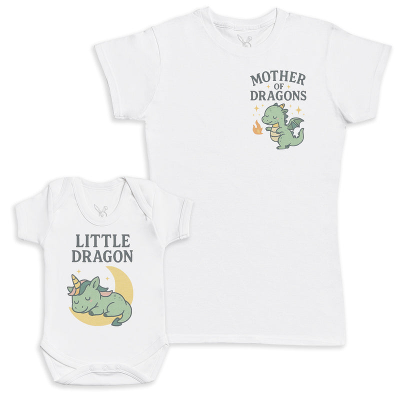 Little Dragon - Baby Gift Set - Baby Bodysuit Gift Set