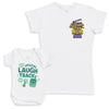 Official Laugh Track - Baby Gift Set - Baby Bodysuit Gift Set