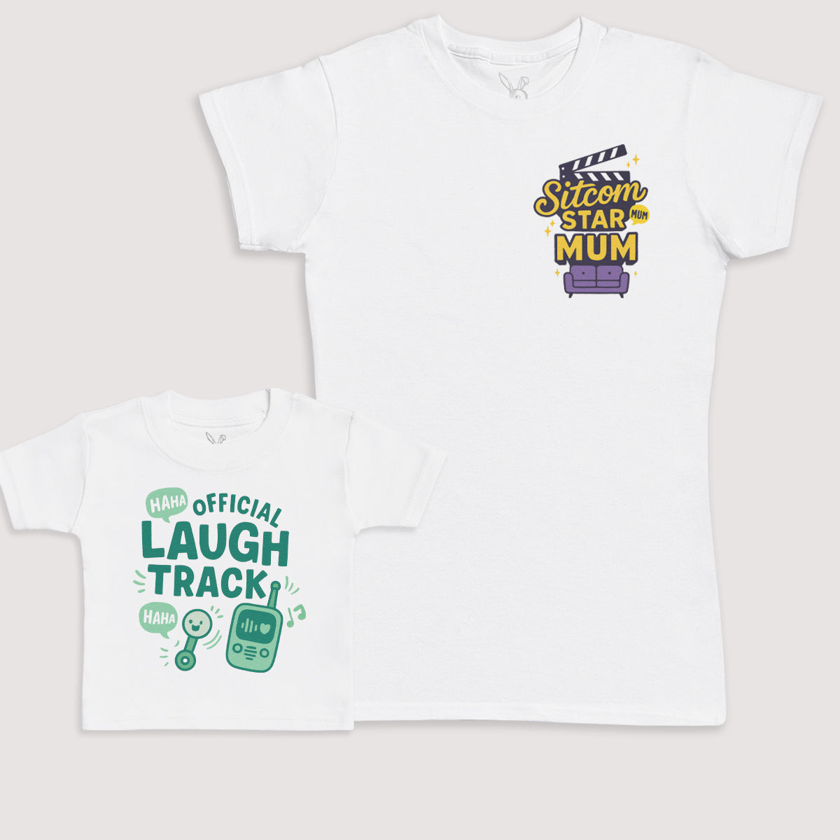 Official Laugh Track - Baby Gift Set - Baby Bodysuit Gift Set