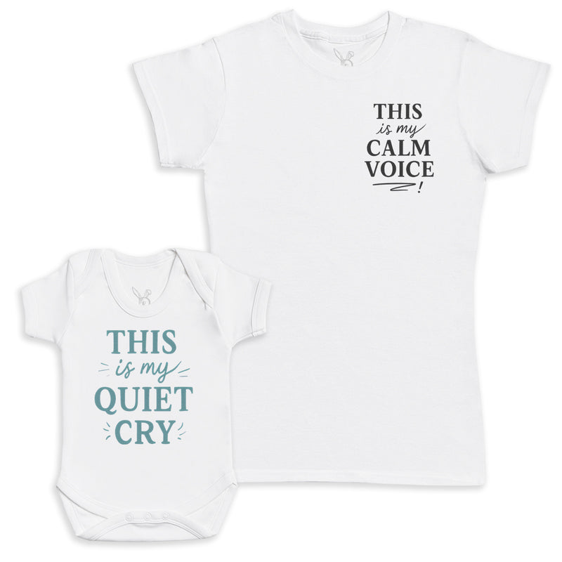 This Is My Quiet Cry - Baby Gift Set - Baby Bodysuit Gift Set