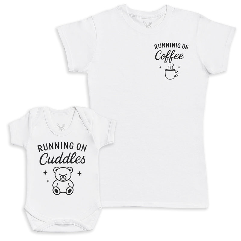 Running On Cuddles - Baby Gift Set - Baby Bodysuit Gift Set