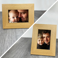 PERSONALISED Happy 1st Father's Day Wooden Photo Frame with Photo