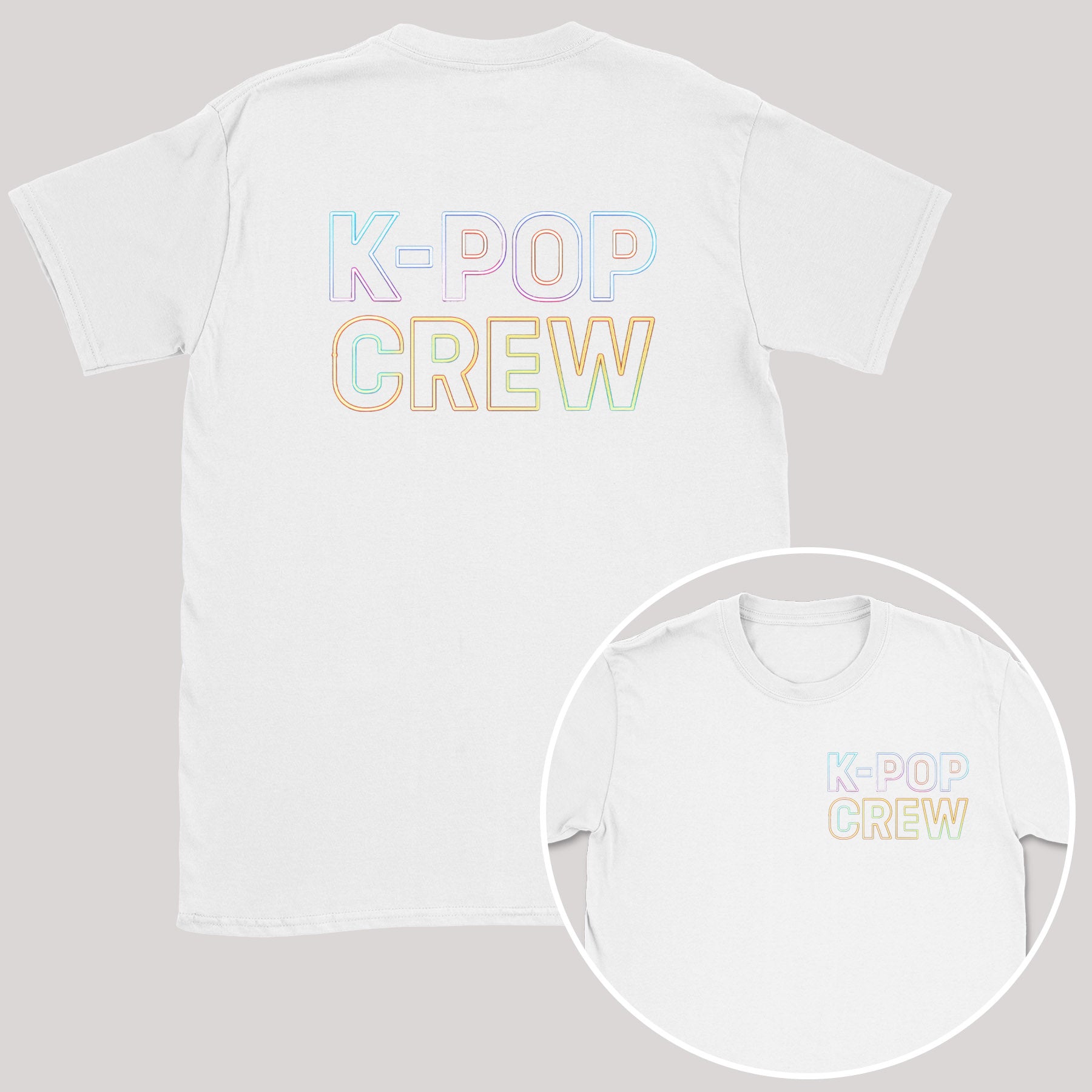 K-Pop Crew - K-Pop Graphic Printed T-Shirt