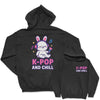 K-Pop And Chill - K-Pop Graphic Printed Hoodie