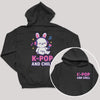 K-Pop And Chill - K-Pop Graphic Printed Hoodie