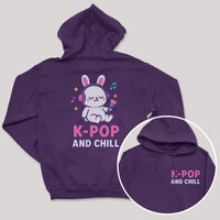K-Pop And Chill - K-Pop Graphic Printed Hoodie