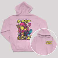 K-Pop Crew Neon Dreams - K-Pop Graphic Printed Hoodie