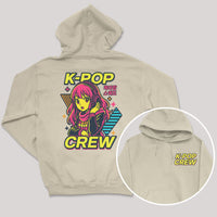 K-Pop Crew Neon Dreams - K-Pop Graphic Printed Hoodie