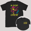 K-Pop Crew Neon Dreams - K-Pop Graphic Printed T-Shirt