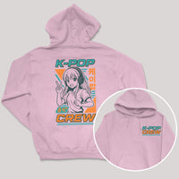 K-Pop Crew Retro Style - K-Pop Graphic Printed Hoodie