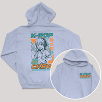 K-Pop Crew Retro Style - K-Pop Graphic Printed Hoodie