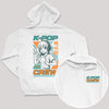 K-Pop Crew Retro Style - K-Pop Graphic Printed Hoodie