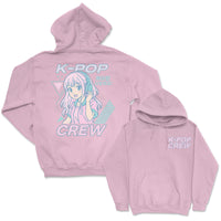 K-Pop Crew Pastel Pop - K-Pop Graphic Printed Hoodie