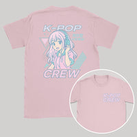 K-Pop Crew Pastel Pop - K-Pop Graphic Printed T-Shirt