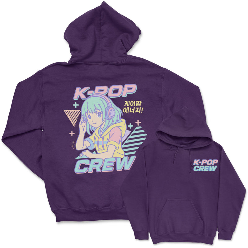 K-Pop Crew Pastel Style - K-Pop Graphic Printed Hoodie