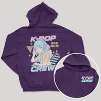 K-Pop Crew Pastel Style - K-Pop Graphic Printed Hoodie