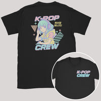 K-Pop Crew Pastel Style - K-Pop Graphic Printed T-Shirt