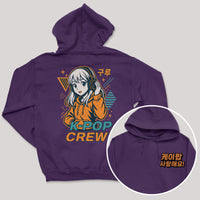 K-Pop Crew Electric Style - K-Pop Graphic Printed Hoodie