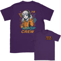 K-Pop Crew Electric Style - K-Pop Graphic Printed T-Shirt