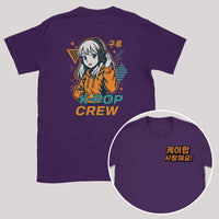 K-Pop Crew Electric Style - K-Pop Graphic Printed T-Shirt