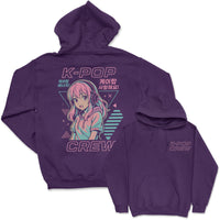 K-Pop Crew Bubblegum Beats Style - K-Pop Graphic Printed Hoodie