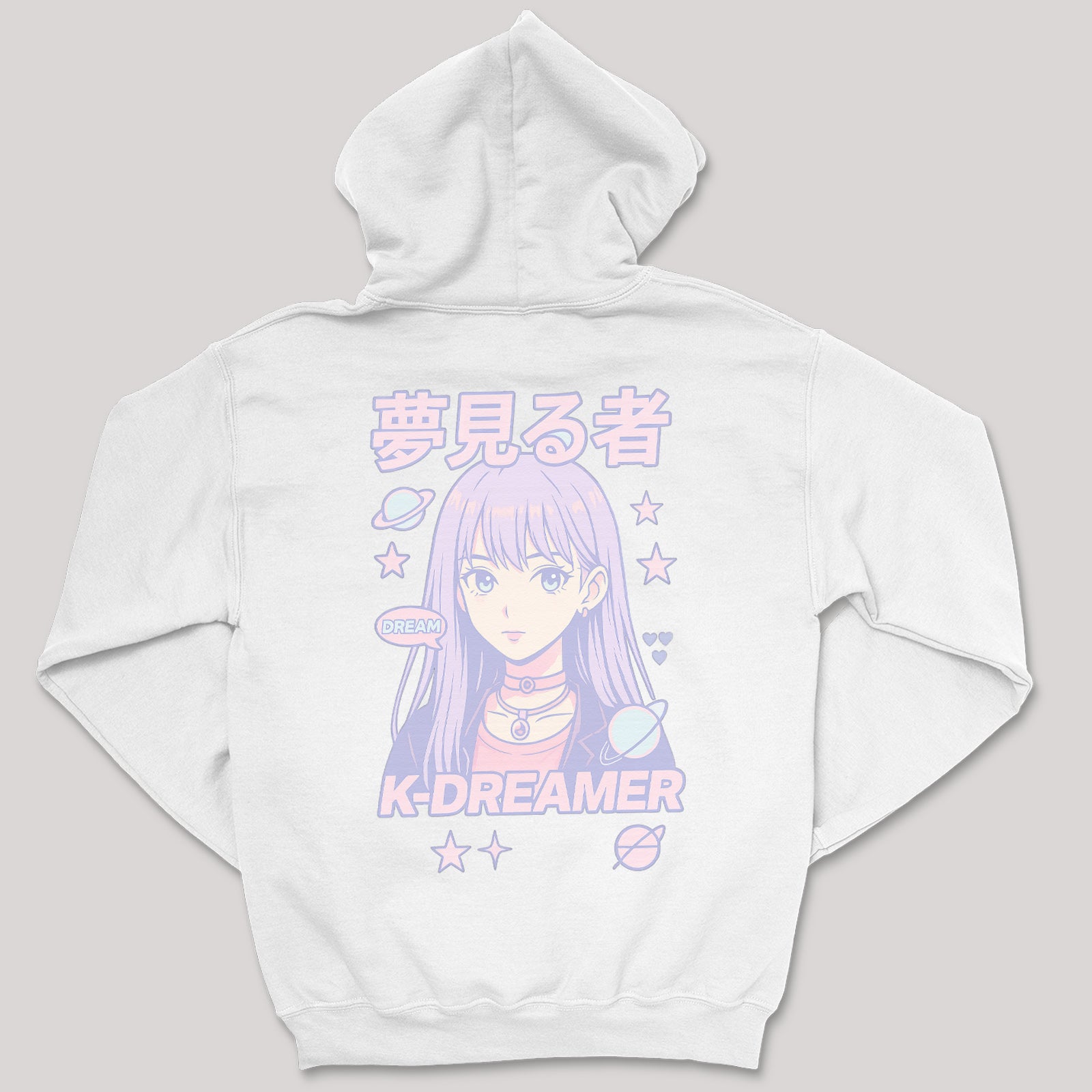 K-Dreamer Pastels Style - K-Pop Graphic Printed Hoodie