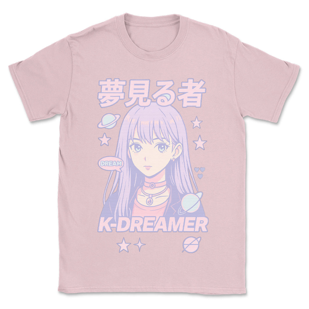 K-Dreamer Pastels Style - K-Pop Graphic Printed T-Shirt
