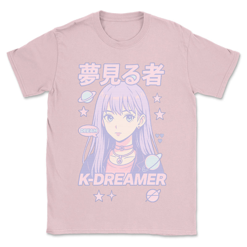 K-Dreamer Pastels Style - K-Pop Graphic Printed T-Shirt