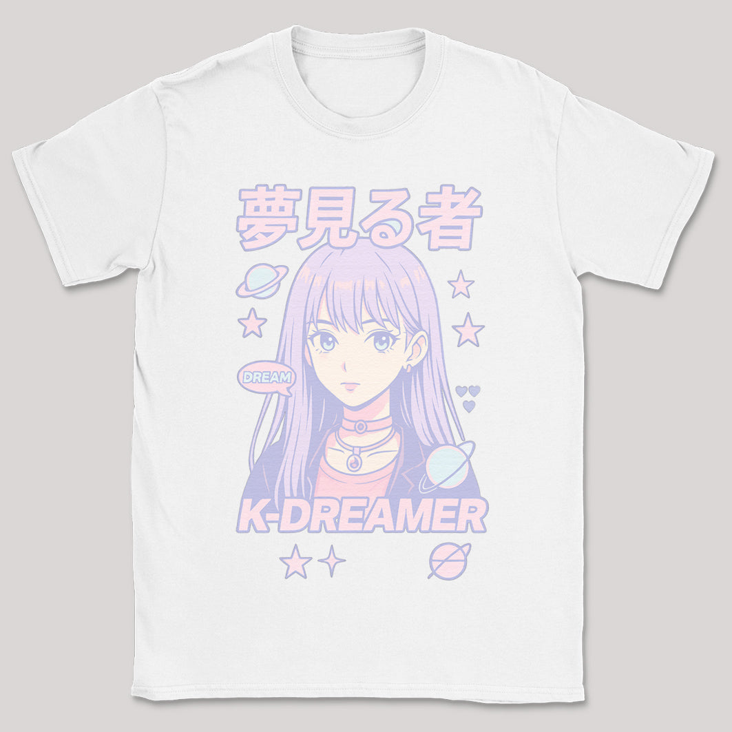 K-Dreamer Pastels Style - K-Pop Graphic Printed T-Shirt