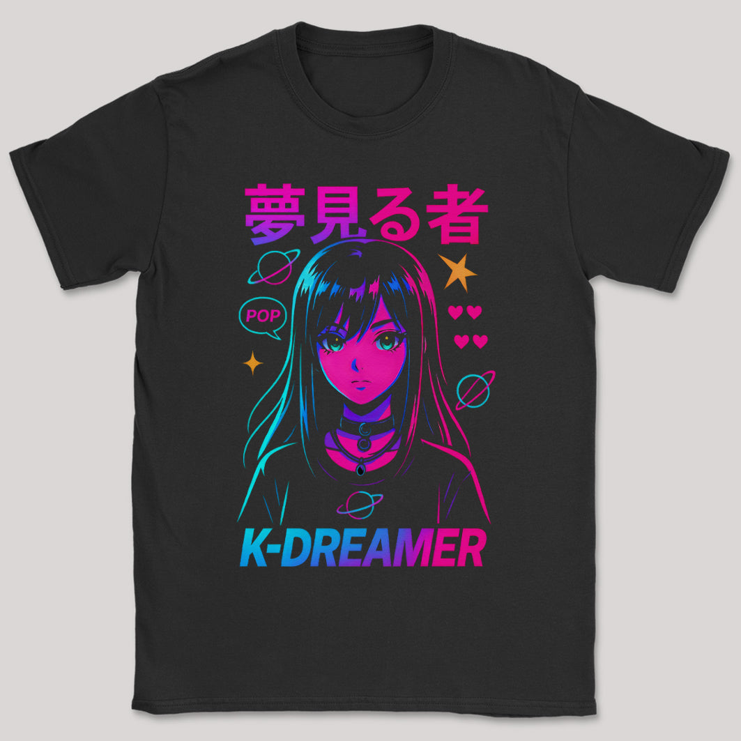 K-Dreamer Neons - K-Pop Graphic Printed T-Shirt