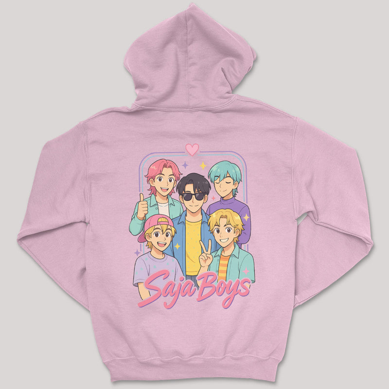 Saja Boys Pastels - K-Pop Graphic Printed Hoodie
