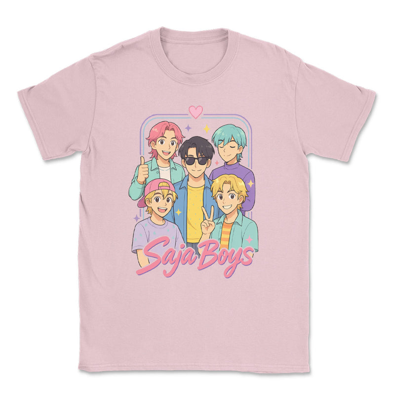 Saja Boys Pastels - K-Pop Graphic Printed T-Shirt