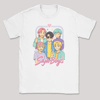 Saja Boys Pastels - K-Pop Graphic Printed T-Shirt