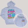 Fueled By K-Pop And bubble Tea - K-Pop Graphic Printed Hoodie