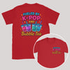 Fueled by K-Pop and Bubble Tea - K-Pop Graphic Printed T-Shirt