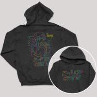 K-Pop Crew Outlines - K-Pop Graphic Printed Hoodie