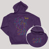 K-Pop Crew Outlines - K-Pop Graphic Printed Hoodie