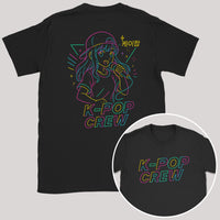 K-Pop Crew Outlines - K-Pop Graphic Printed T-Shirt