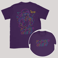 K-Pop Crew Outlines - K-Pop Graphic Printed T-Shirt