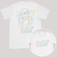 K-Pop Crew Outlines - K-Pop Graphic Printed T-Shirt