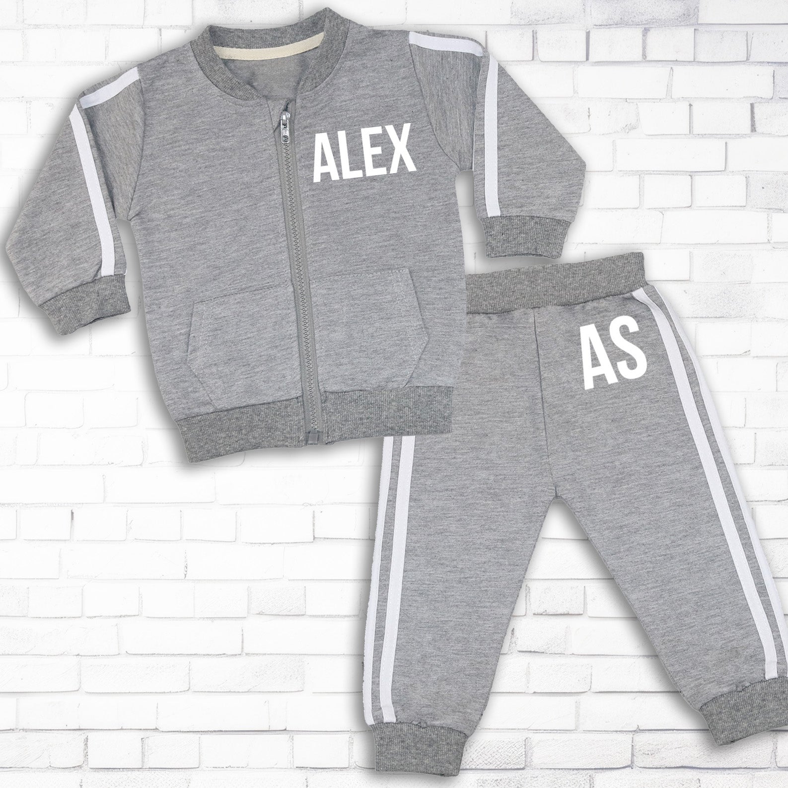 Adidas Personalised Tracksuits For Babies Ohio Personalised Name